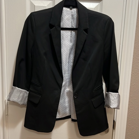 Express Black Blazer Size 4 - Picture 9 of 9